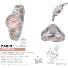 Casio Sheen SHE-3043BSG-9A