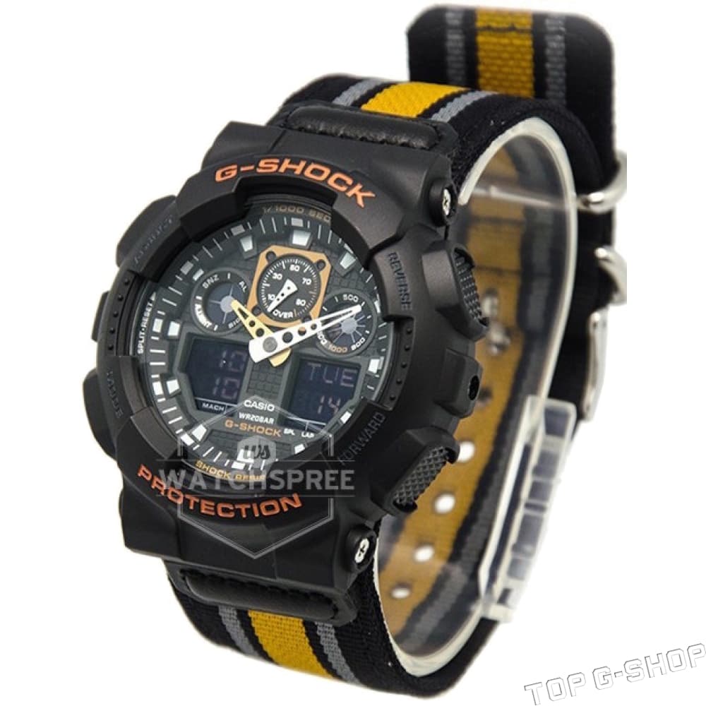 Casio G-Shock GA-100MC-1A4 заказать наручные часы в Топджишоп
