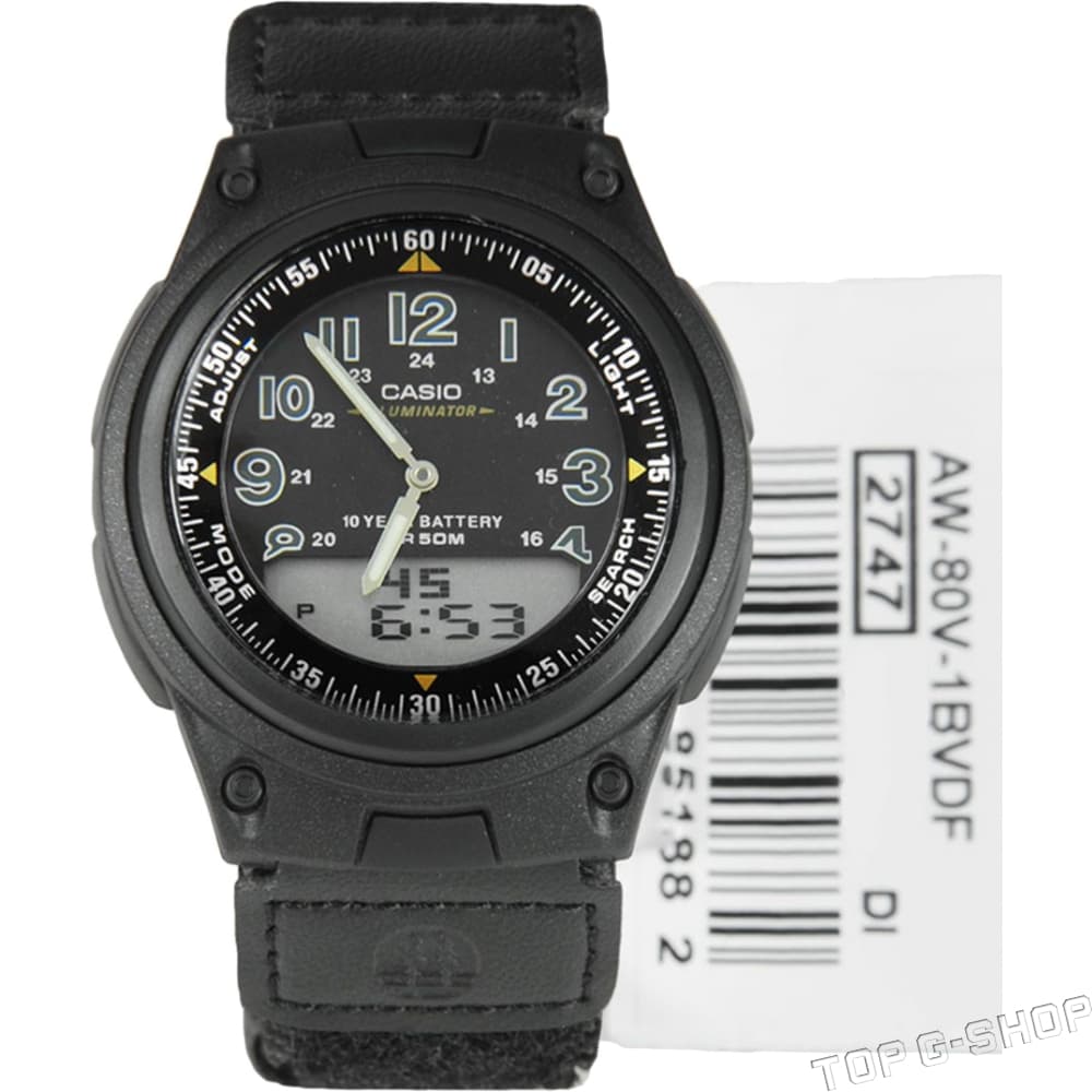 Casio Original AW-80V-1B - заказать наручные часы в Топджишоп